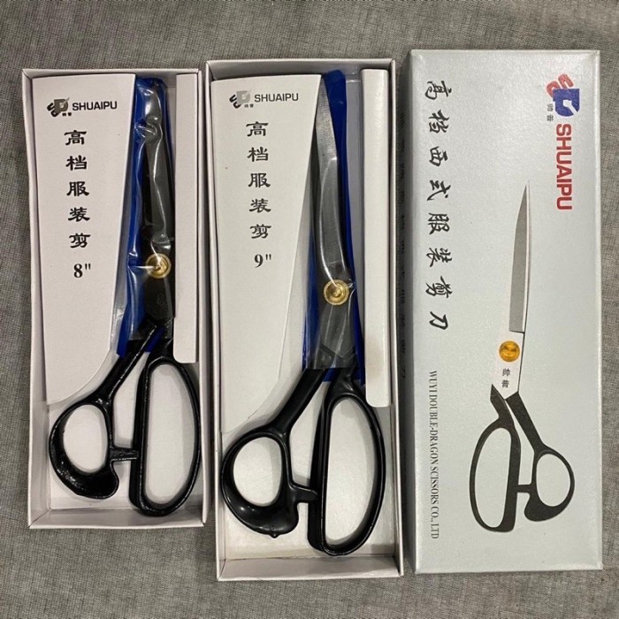

Bestseller Gunting Shuaipu Baja Hitam 12 Inch Gunting Penjahit / Gunting Kain