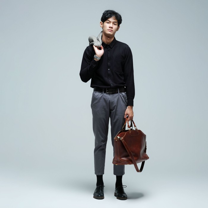 Hards Kemeja Pria Jb Psy Long Shirt Black