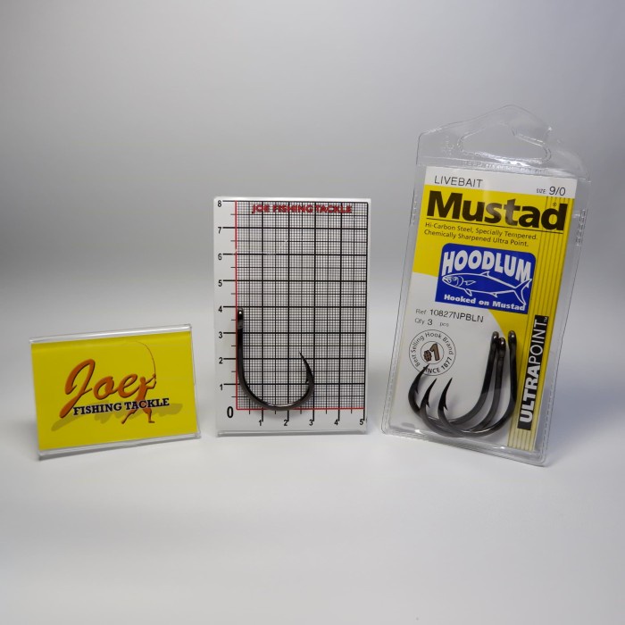 Bestseller Mustad Hoodlum Hook Size 9/0 - 10827Npbln - Mata Kail Pancing Jigging