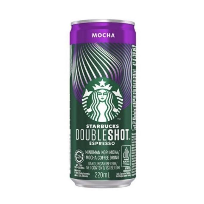

=====] STARBUCKS Double Shot Espresso MOCHA Coffee Drink 220 ML Kaleng