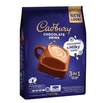 

(:(:(:(] CADBURY Hot Chocolate Drink 3 in 1 (15sX3g) 450gr Minuman Cokelat