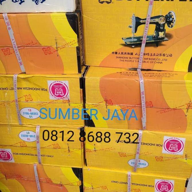Mesin Jahit Butterfly # Lengkap Kaki,Meja,Dinamo