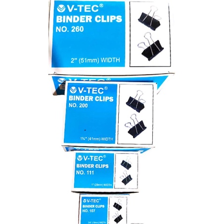

Binder Clip Penjepit Kertas Vtec ( pack )