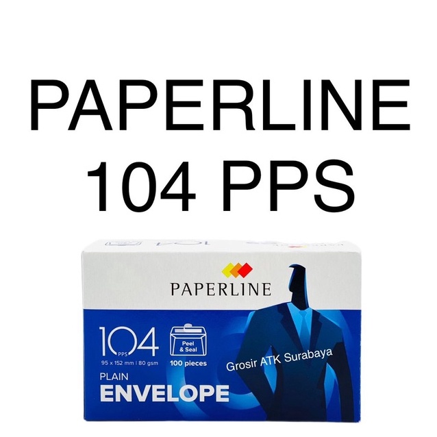 

NB92 Amplop Paperline Putih Polos 104 PPS Dengan Lem / Seal Pengaman ykmt8