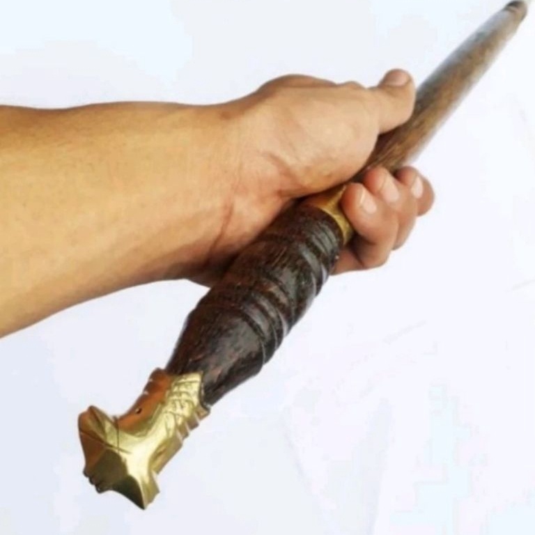 Termurah8p3Od Tongkat komando kayu belah keris