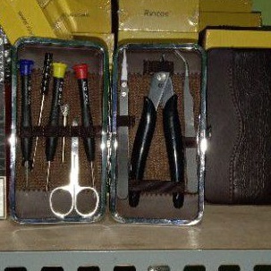 Terlaris ALAT BIKIN COIL TOOLKIT VAPSWARM V3 DOMPET KULIT 9 IN 1