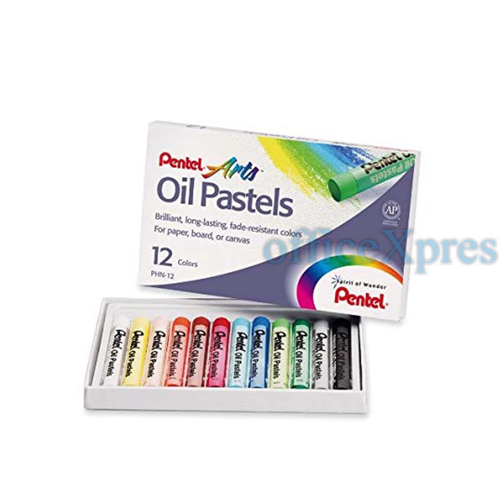 

➩ Krayon Pentel / Krayon / Crayon Pentel / Pentel Oil pastel Crayon 12 Warna 4433