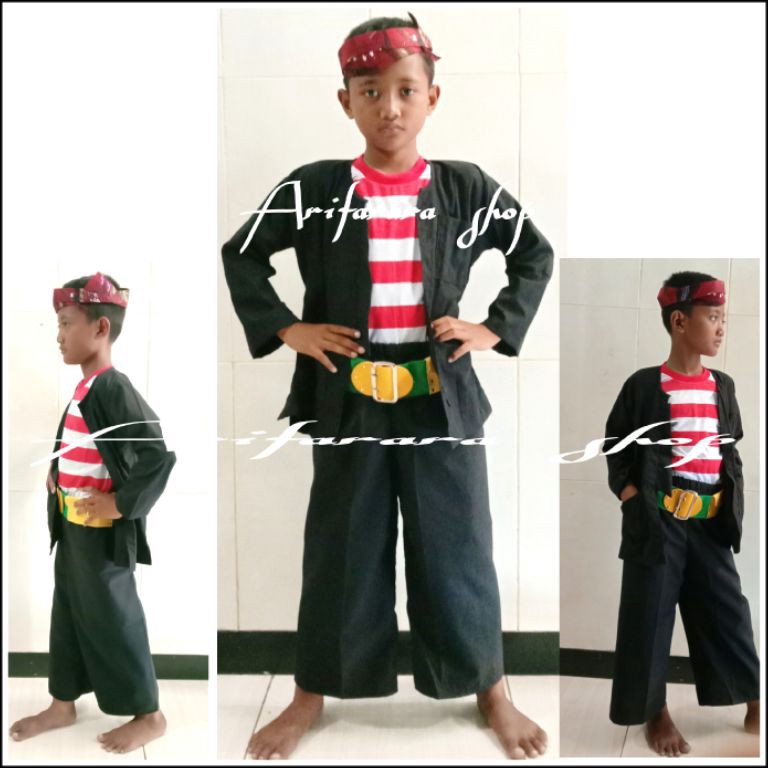 Belanja sekarangK0w0V Baju Adat Madura Anak super komplit