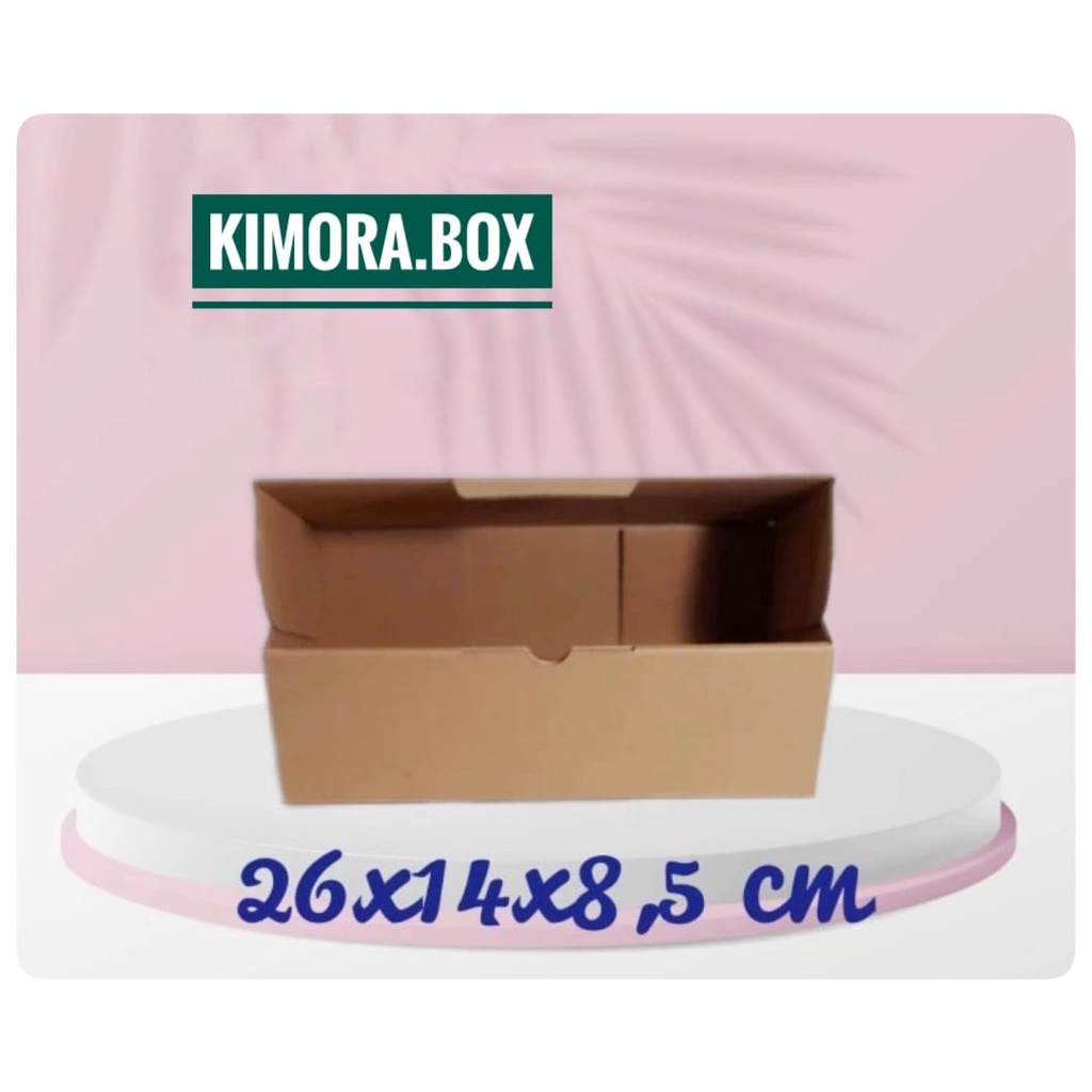 

Kardus/Karton Box Uk. 26x14x8,5 cm................kardus diecut Pizza