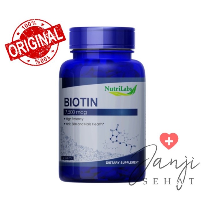 NUTRILABS BIOTIN 7500 MCG USA