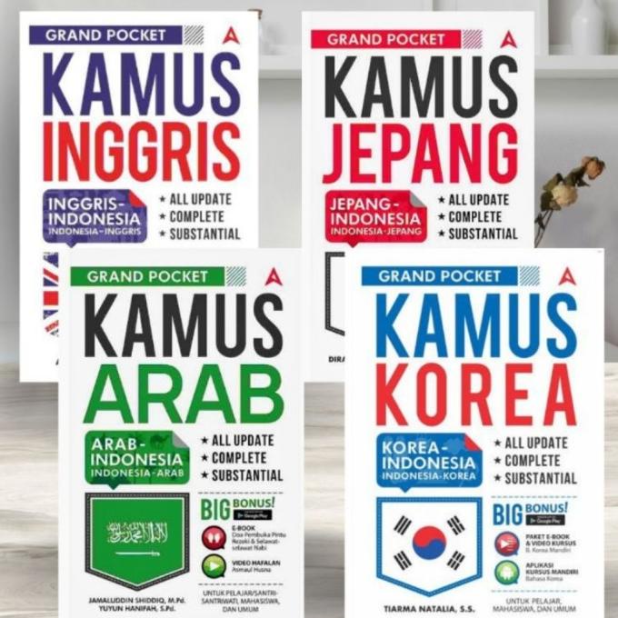 

GRAND POCKET KAMUS ARAB,KAMUS KOREA,KAMUS JEPANG,KAMUS INGGRIS
