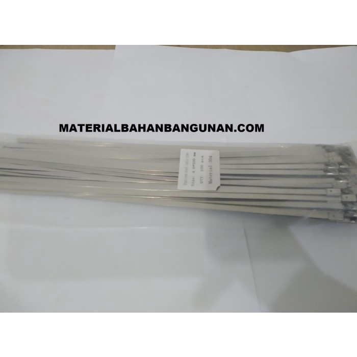

Bestseller Cable Ties Stainless 4.6 X 300 Mm Tali Tis Anti Karat Band It 100 Buah