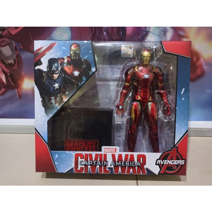 Zd Toys Original Avengers Civil War Ironman Mark 46 / Iron Man Mk 46 Berkualitas