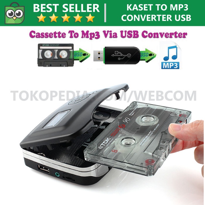 Walkman Usb Casette Kaset Tape To Mp3 Converter