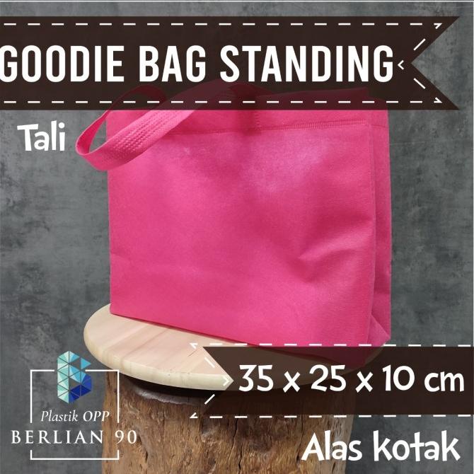 

@@@@] Goodie Bag Standing Handle 35 x 25 x 10 Tas Spunbond Lanscape Tas Kain