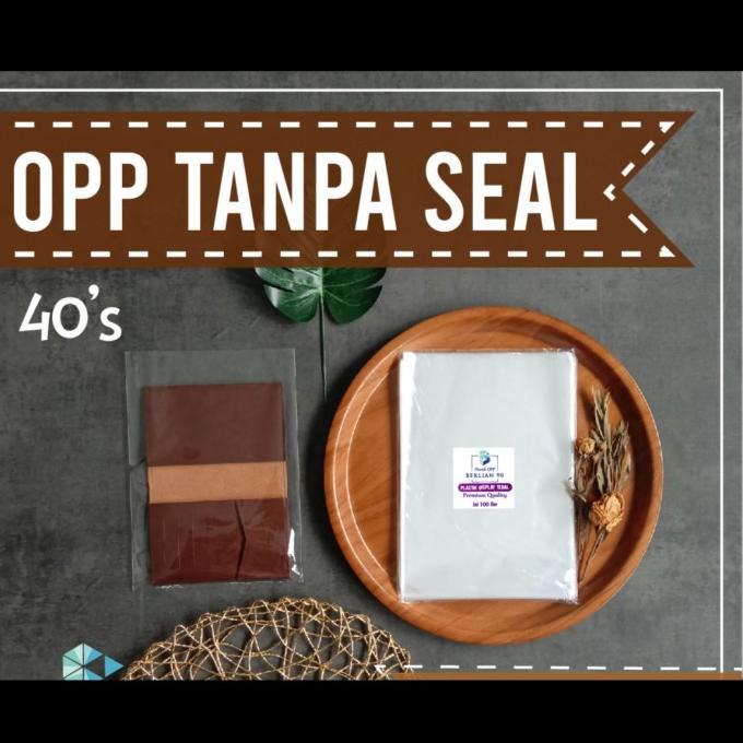}}}}}}] Plastik Opp Kaca Double Seal 19,4x27 Plastik Opp tanpa Lem 40s Micron