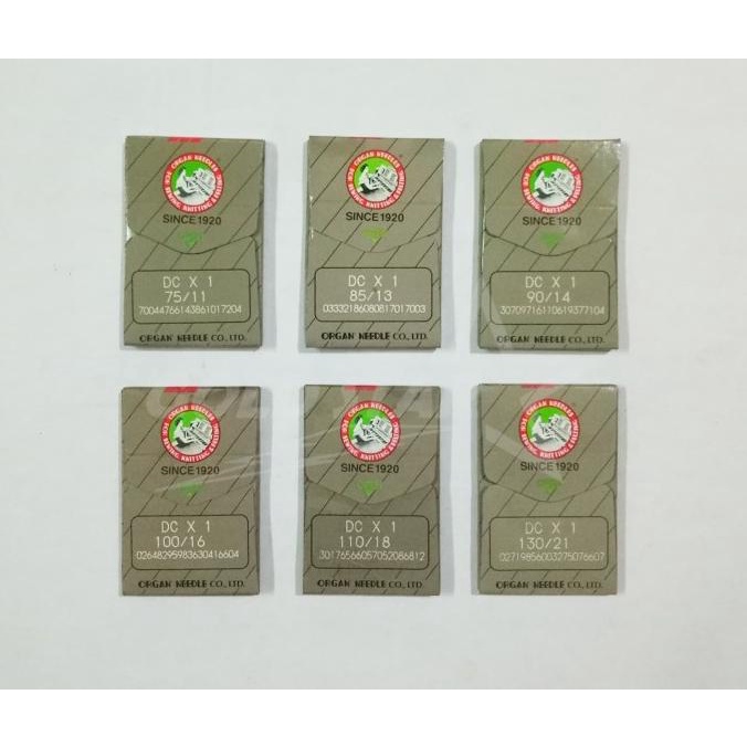 

(:(:(:(] Jarum Mesin Jahit Obras Organ DC X 1 Asli