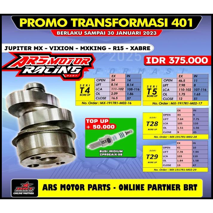 Noken As Brt T2 - T29 Jupiter Mx . Mx King . Nvl . Nva . Vixion Old .