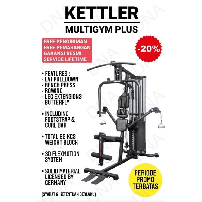 MULTIGYM PLUS Training Station Black KETTLER - ORIGINAL