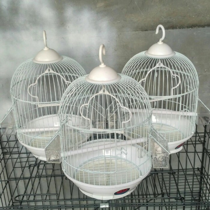 Bestseller Kandang Burung Besi Bulat Kecil Import Diameter 22 Cm