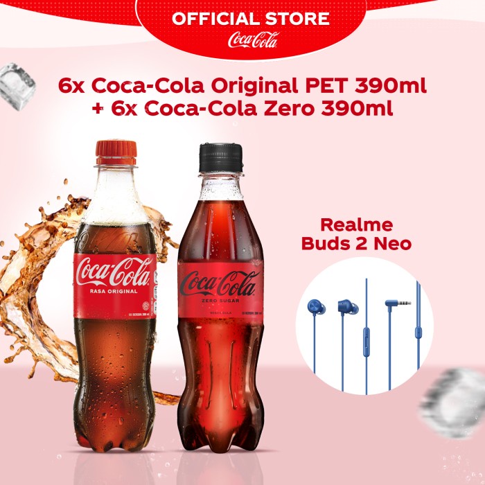 

Coca-Cola x Realme Buds Neo Bundling PET 12x250ml