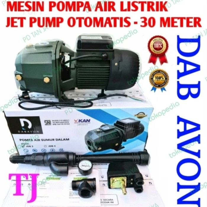 POMPA AIR OTOMATIS JETPUMP SUMUR DALAM JET PUMP NASIONAL 255-30 METER