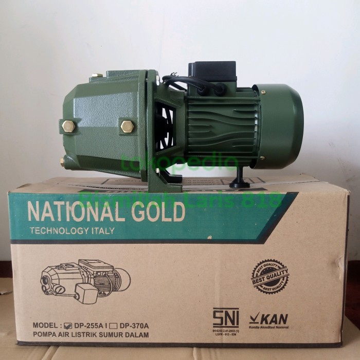 POMPA AIR SUMUR DALAM JET PUMP NATIONAL GOLD DP-255A TANPA TABUNG