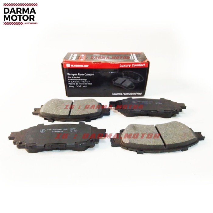 KAMPAS REM DEPAN TOYOTA INNOVA REBORN 2016 UP MK KASHIYAMA PREMIUM RED murmer