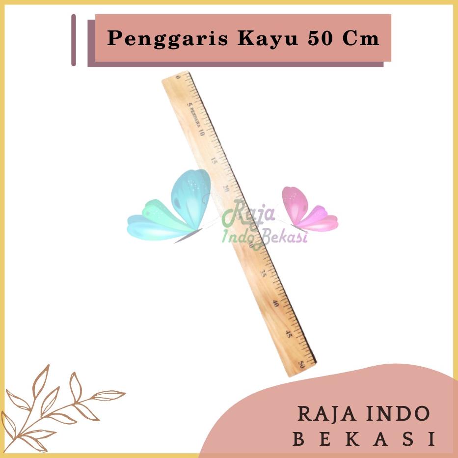 Trending Penggaris Kayu 50 Cm Kualitas Bagus Jidar Panjang 0.5 M Penggaris Mistar Kayu - Bukan 1 Met