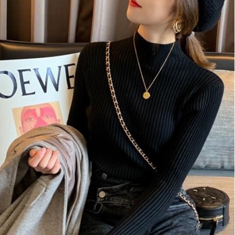 AJWPedia Inner Rajut Turtleneck Premium Lengan Panjang Import