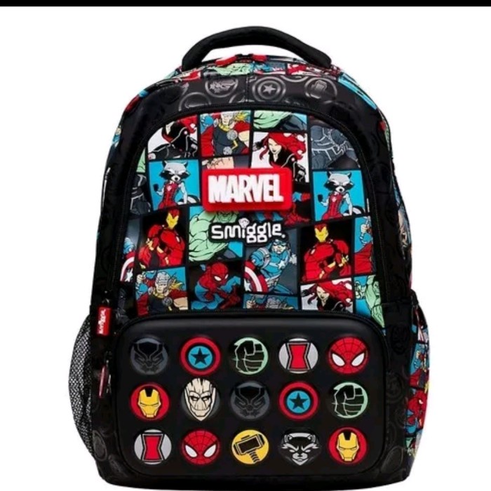 ✿KOP✿ Smiggle Ransel Avengers/ Tas Sekolah Anak Sd Marvel/ Kado LIMITED