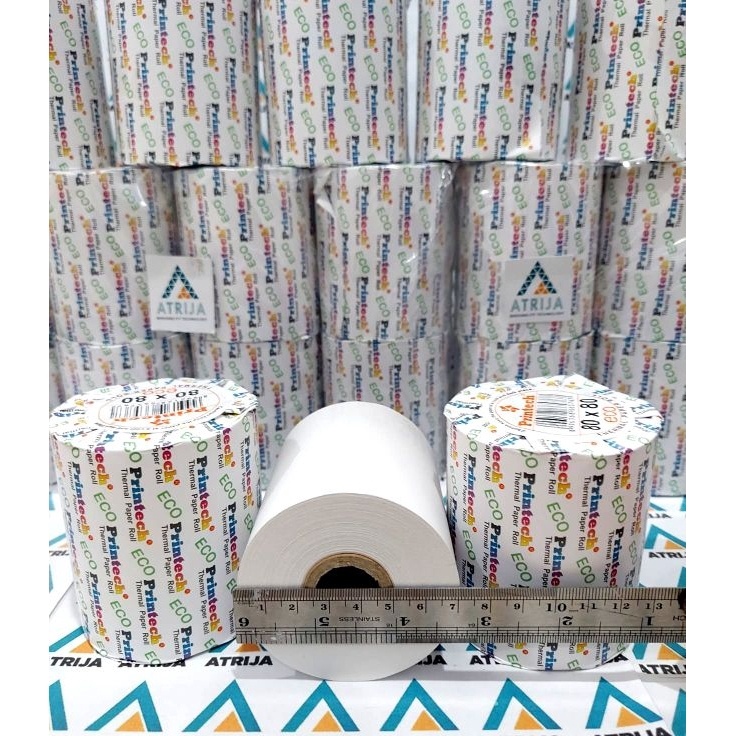 

Cepaat Kertas Thermal Printech Struk Kasir 80x80 Hitam Eco