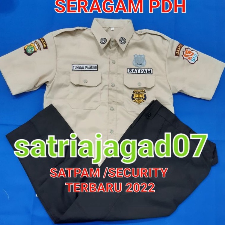 Terlaris.. SERAGAM PDH CREAM SATPAM/SECURITY,SERAGAM SECURITY PDH CREAM,SERAGAM PDH SATPAM CREAM TER