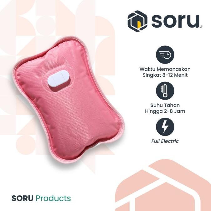 Bantal Terapi Kompres Air Panas Elektrik / Portable Water Heating Pad