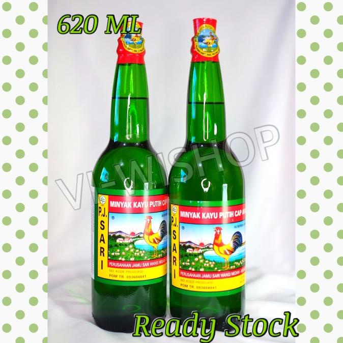 Minyak kayu putih cap ayam asli / cap ayam jago / 620ML