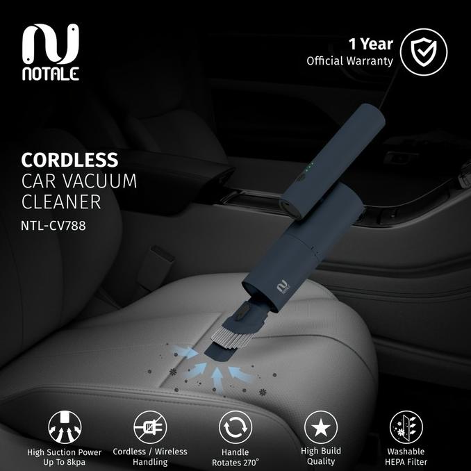 Notale Vacuum Cleaner Portable Car Penyedot Debu Cordless