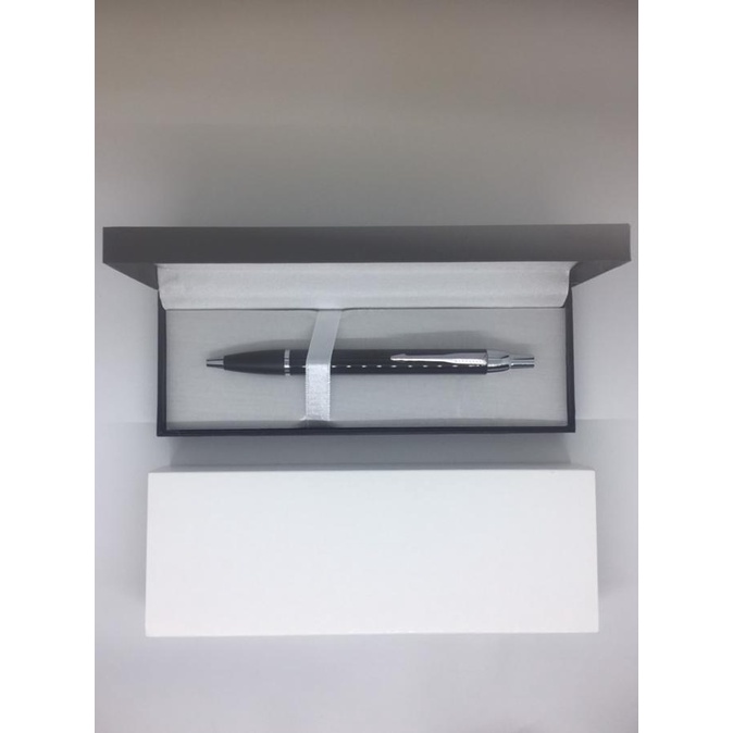 

+%+%+%] Pulpen Promosi / Pulpen Parker IM Black TW / KW + grafir 2 sisi