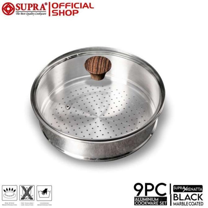 Panci Set 9 Pcs Supra Chef Renatta Moeloek I Cookware Set Supra Marble