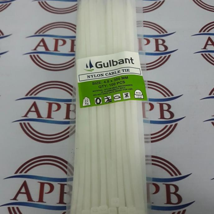 

><><><] Gulbant - Kabel ties 4,8 x 300mm / 100 pcs Putih