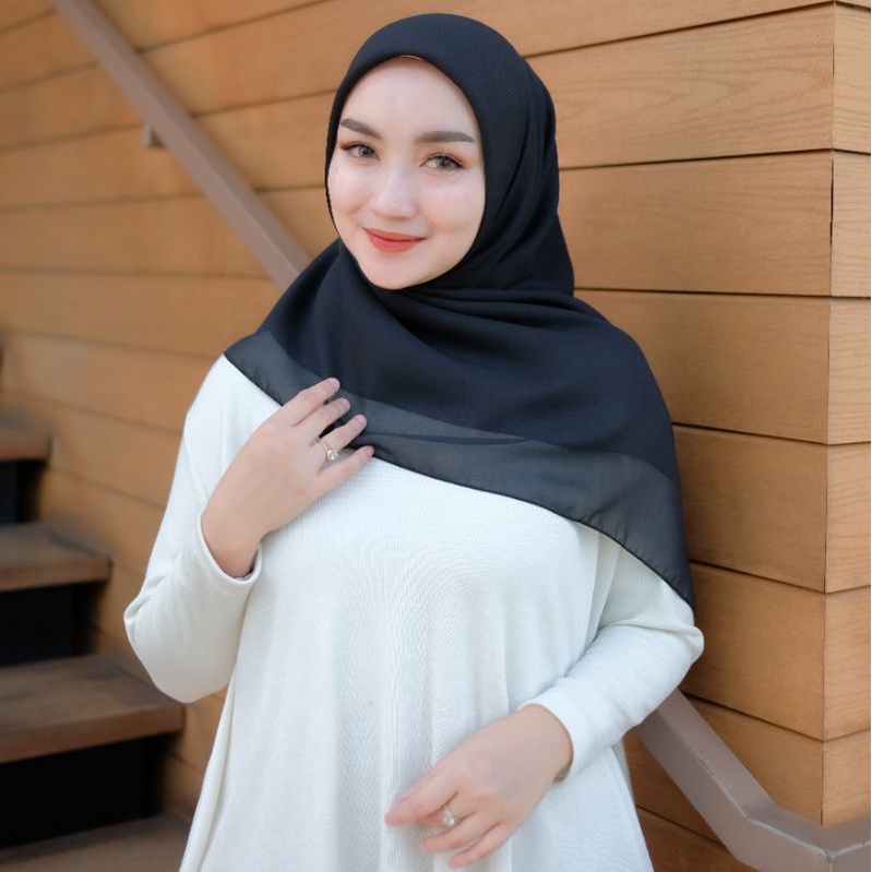 [ COD ] Bella Square 50 Warna Hijab Jilbab Segi Empat Image 5