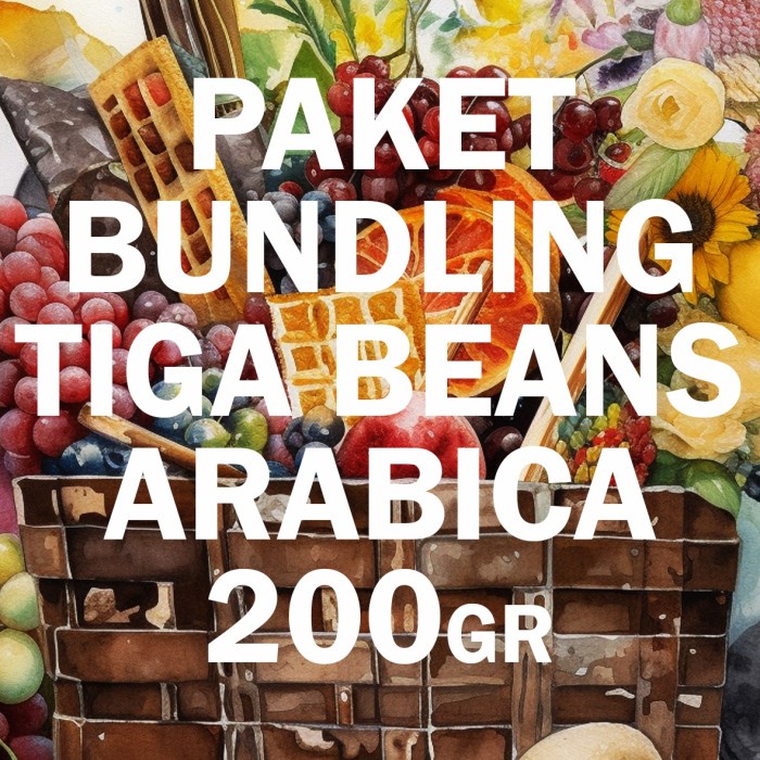 

Laris Paket Bundling 3 Beans Kopi Arabika 200Gr