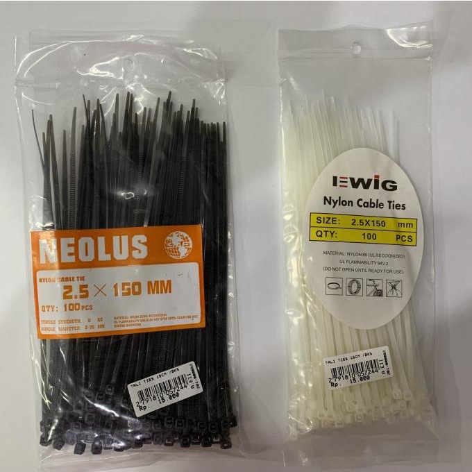 

paling diminati] Cable Ties 15cm (isi 100pcs)