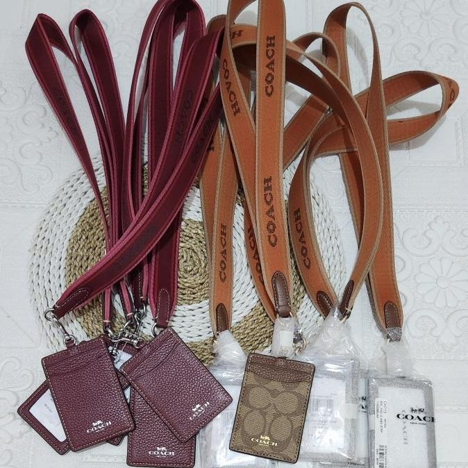 

] Coach id lanyard original
