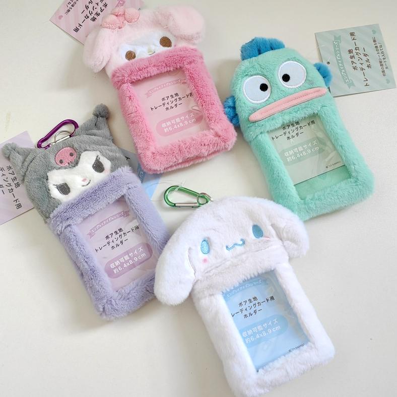 

Bys603 Sanrio Plush Card Holder 3Inch Tas Kartu Photocard Kuromi Cinnamoroll Bag Pendant Promo