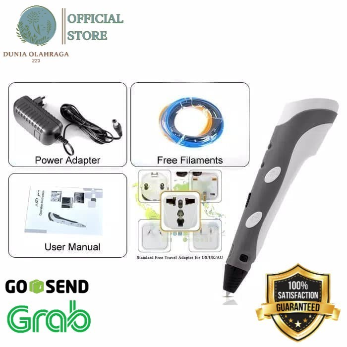 

3D Printing Pen Stereoscopic Printing Pen For 3D Drawing Do223A Terbaru
