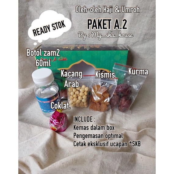 

JGFJ1849 Paket A2 oleh2 haji umroh