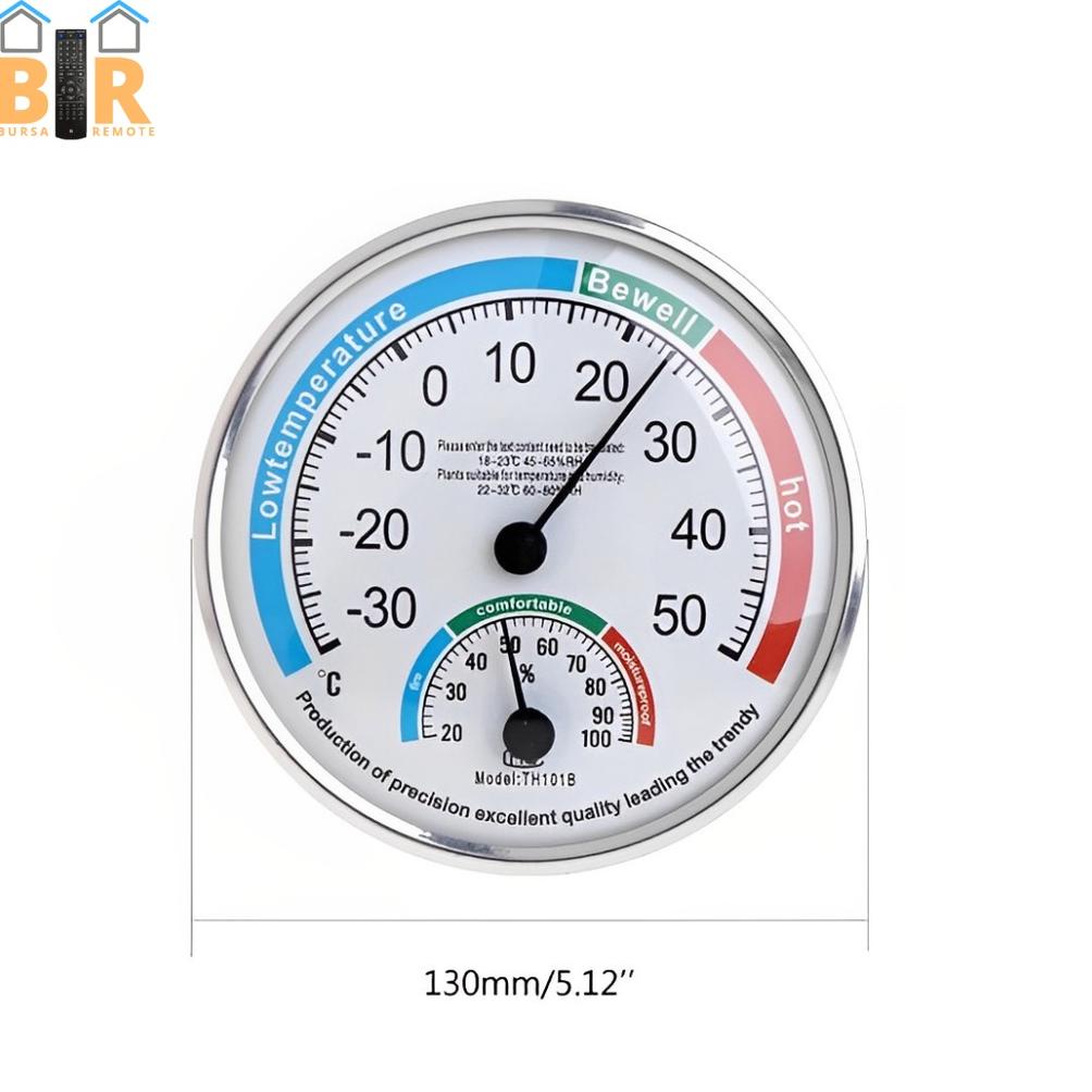 Bisa Cod Wall Thermometer Alat Pengukur Pengatur Suhu Kelembaban Ruangan Panjang Dan Bulat Hygromete