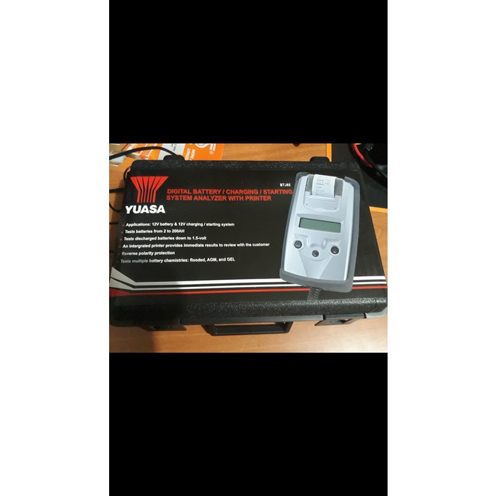 tester aki battery tester digital dilengkapi alat print best deal