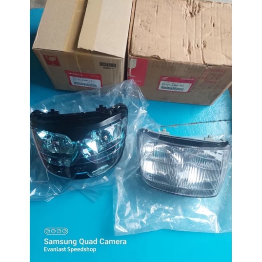 reflektor lampu depan headlamp motor honda nova dash ori ahm garansi sparepart