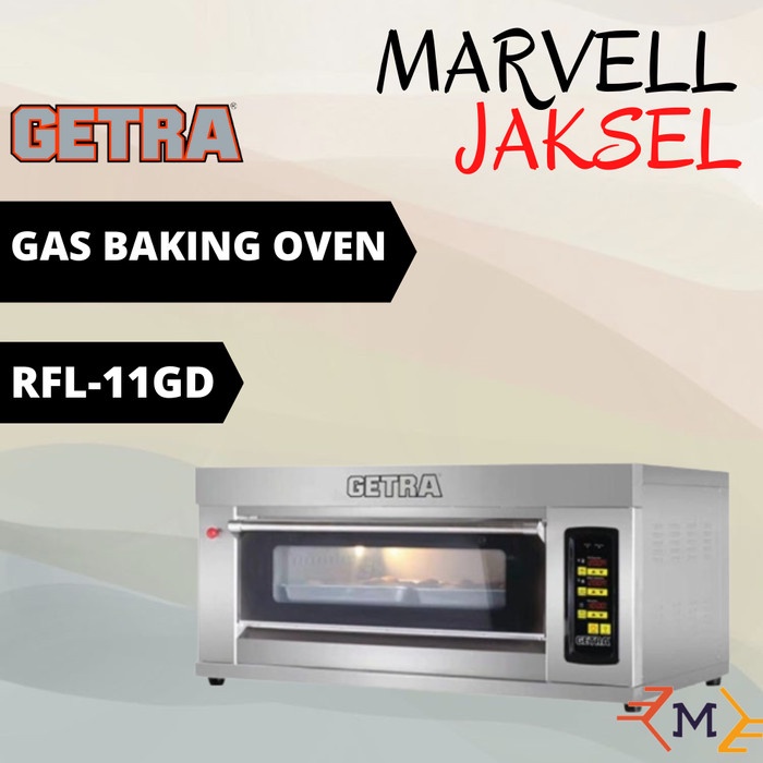 Gas Baking Oven Getra Rfl-11Gd Oven 1 Deck 1 Tray Getra Rfl 11 Gd